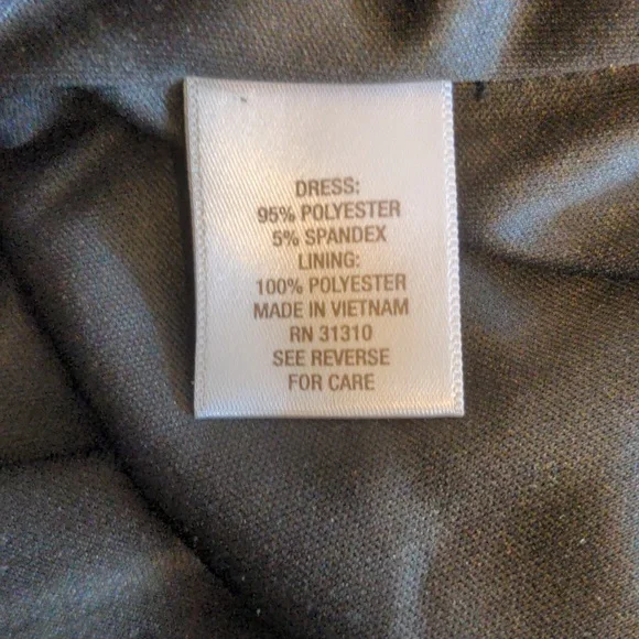 CB Established Women's Size 15 Geometric Print One Piece Lined Career Wear Dress - Picture 12 of 16